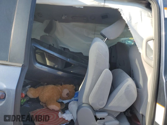 2017 Toyota Sienna LE with VIN 5TDJZ3DC9HS148575, listed as a Copart auction lot 53228805 with Not provided miles and Salvage title. Bid and sale history available at DreamBid. Image 11.