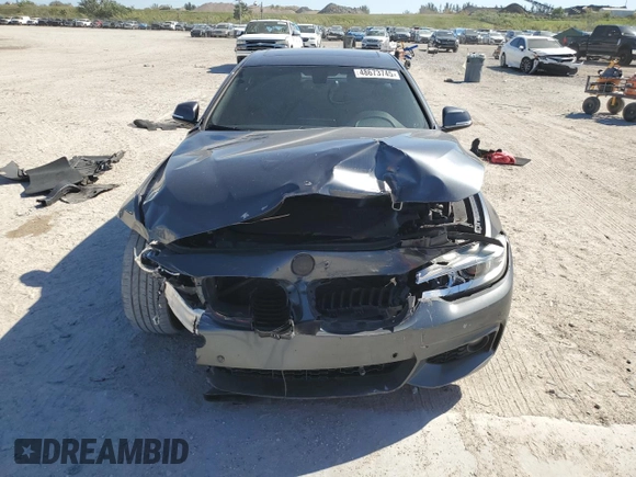 2017 BMW 4 Series 430i with VIN WBA4F7C51HG437778, listed as a Copart auction lot 48673745 with 110,531 mi miles and Salvage Title. Bid and sale history available at carsss.com. Image 5.