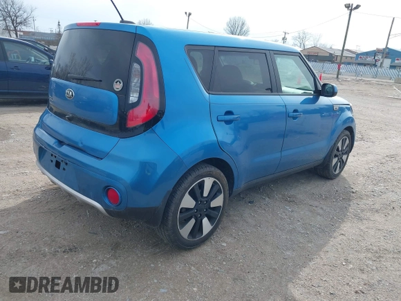 2017 Kia Soul + with VIN KNDJP3A51H7484839, listed as a IAAI auction lot 41861472 with 129,949 mi miles. Bid and sale history available at carsss.com. Image 4.