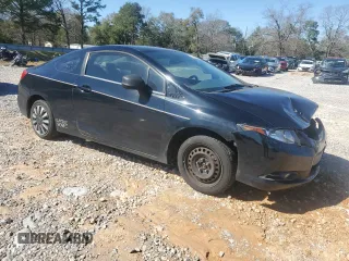 2012 Honda Civic Cpe LX with VIN 2HGFG3B51CH523318, listed as a Copart auction lot 47490915 with 0 mi miles and Salvage Title. Bid and sale history available at carsss.com. Image 4.