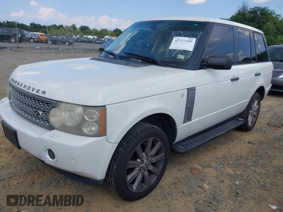 2008 Land Rover Range Rover SC with VIN SALMF13488A265557, listed as a IAAI auction lot 42727299 with 255,219 mi miles and . Bid and sale history available at DreamBid. Image 2.