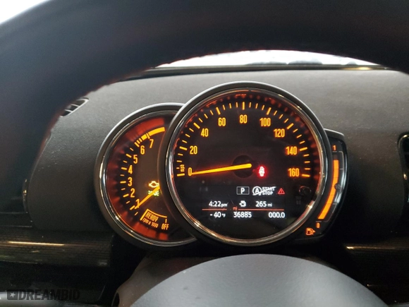 2019 MINI Cooper Clubman with VIN WMWLN5C51K2E34857, listed as a Copart auction lot 85162694 with 36,885 mi miles and Salvage Title. Bid and sale history available at carsss.com. Image 9.