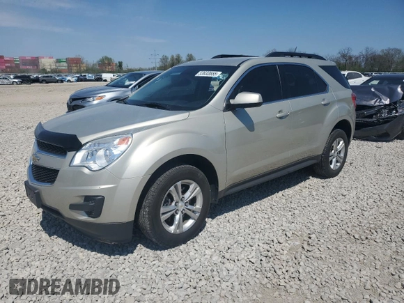 2013 Chevrolet Equinox LT with VIN 2GNALDEK6D6400971, listed as a Copart auction lot 53633555 with 142,694 mi miles and Salvage Title. Bid and sale history available at carsss.com. Image 1.