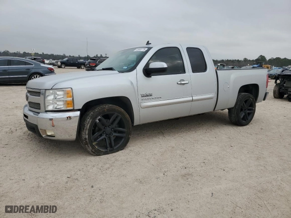 2012 Chevrolet Silverado 1500 LT with VIN 1GCRCSE05CZ156652, listed as a Copart auction lot 45908775 with 150,338 mi miles and Salvage Title. Bid and sale history available at carsss.com. Image 1.