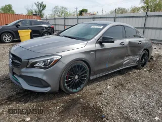 2017 Mercedes-Benz CLA 250 z VIN WDDSJ4GB1HN438387, wystawiony jako Copart lot #55512365 z przebiegiem 66 119 mil mil oraz Szkoda całkowita • Salvage title. Historia ofert i sprzedaży dostępna na DreamBid. Obrazek 1.