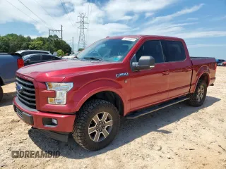 2017 Ford F-150 XL with VIN 1FTEW1EF0HFB47922, listed as a Copart auction lot 63446825 with 75,759 mi miles and Salvage title. Bid and sale history available at DreamBid. Image 1.