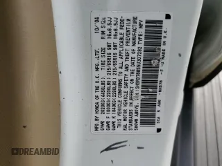 2005 Honda CR-V EX with VIN SHSRD78855U307292, listed as a Copart auction lot 47638585 with 252,940 mi miles and Salvage Title. Bid and sale history available at carsss.com. Image 13.