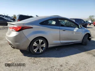 2013 Hyundai Elantra Coupe SE with VIN KMHDH6AE7DU016505, listed as a Copart auction lot 74535694 with 0 mi miles and Salvage Title. Bid and sale history available at carsss.com. Image 3.