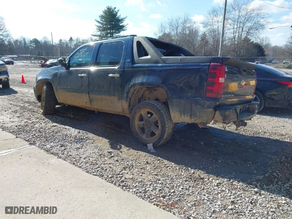 2007 Chevrolet Avalanche LT w/1LT with VIN 3GNEC12017G267516, listed as a IAAI auction lot 41308501 with 227,060 mi miles. Bid and sale history available at carsss.com. Image 3.