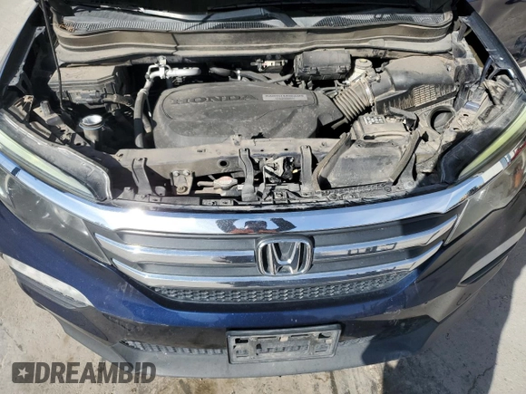 2016 Honda Pilot EX-L with VIN 5FNYF6H51GB051992, listed as a Copart auction lot 46193115 with 145,047 mi miles and Salvage Title. Bid and sale history available at DreamBid. Image 12.