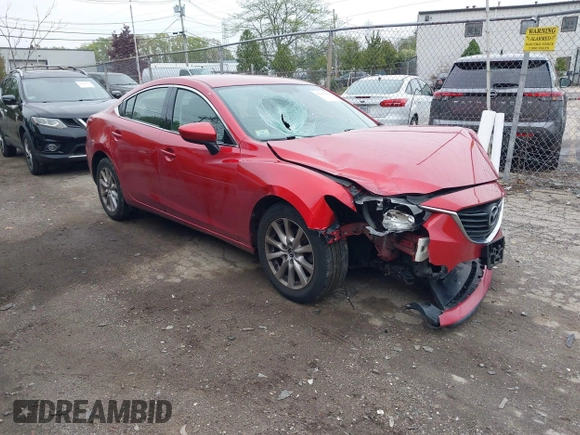 2014 Mazda 6 i Touring with VIN JM1GJ1V69E1161978, listed as a IAAI auction lot 42166649 with 127,287 mi miles. Bid and sale history available at carsss.com. Image 1.