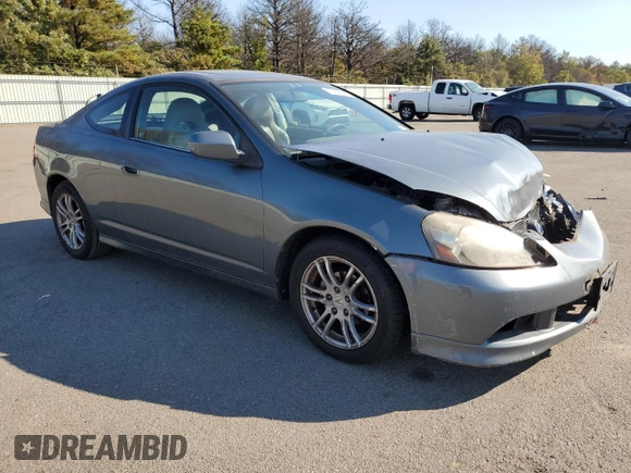 2005 Acura RSX with VIN JH4DC54835S006973, listed as a Copart auction lot 75769944 with 145,120 mi miles and Salvage Title. Bid and sale history available at carsss.com. Image 4.