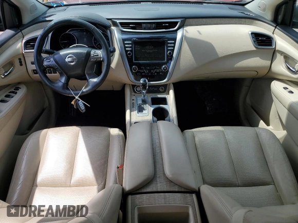 2019 Nissan Murano SL with VIN 5N1AZ2MS6KN163397, listed as a Copart auction lot 53791905 with 128,987 mi miles and Salvage Title. Bid and sale history available at carsss.com. Image 8.
