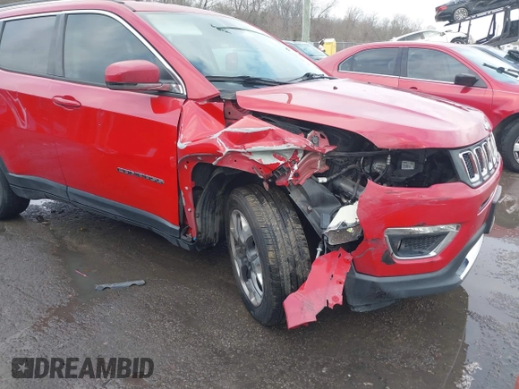 2019 Jeep Compass Limited with VIN 3C4NJCCB9KT793600, listed as a IAAI auction lot 41558619 with 75,682 mi miles. Bid and sale history available at carsss.com. Image 6.