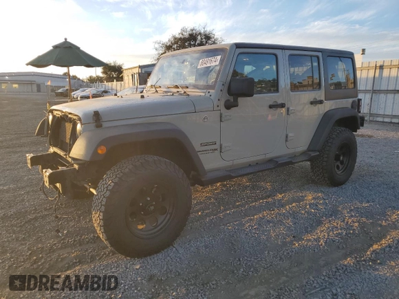 2018 Jeep Wrangler JK Unlimited Sport S with VIN 1C4BJWDG3JL907051, listed as a Copart auction lot 80491674 with 69,868 mi miles and Salvage Title. Bid and sale history available at carsss.com. Image 1.