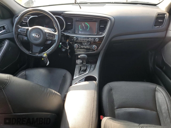 2014 Kia Optima Hybrid EX with VIN KNAGN4AD8E5067462, listed as a Copart auction lot 75878414 with 0 mi miles and Salvage Title. Bid and sale history available at carsss.com. Image 8.
