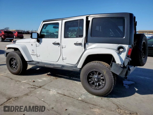 2017 Jeep Wrangler Unlimited Sahara with VIN 1C4BJWEG3HL665774, listed as a Copart auction lot 48538105 with 98,676 mi miles and Salvage Title. Bid and sale history available at carsss.com. Image 2.