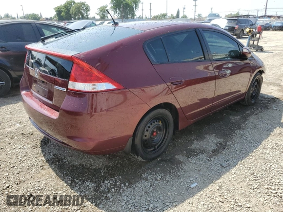 2011 Honda Insight EX with VIN JHMZE2H75BS011216, listed as a Copart auction lot 60434195 with 108,288 mi miles and Salvage title. Bid and sale history available at DreamBid. Image 3.