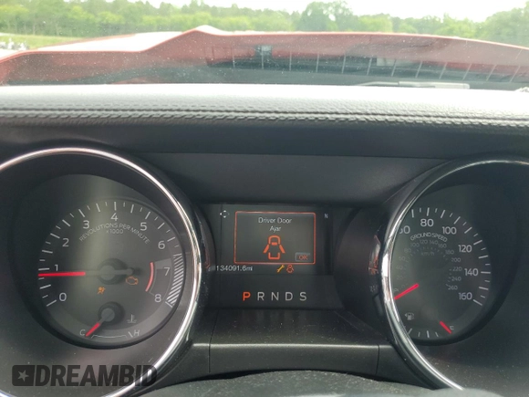2016 Ford Mustang EcoBoost Premium with VIN 1FATP8UH0G5281582, listed as a Copart auction lot 56775015 with 134,091 mi miles and Salvage title. Bid and sale history available at DreamBid. Image 9.