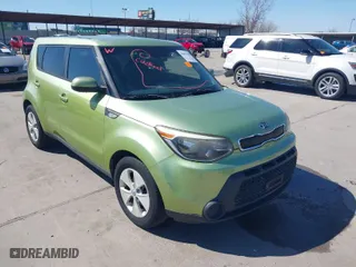 2014 Kia Soul with VIN KNDJN2A21E7721430, listed as a IAAI auction lot 41657615 with 1 mi miles. Bid and sale history available at carsss.com. Image 1.