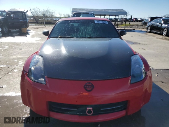 2008 Nissan 350Z Touring with VIN JN1BZ34E78M750119, listed as a Copart auction lot 86712844 with 170,221 mi miles and Clean title. Bid and sale history available at DreamBid. Image 5.