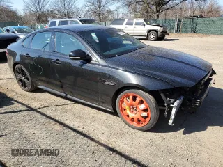 2024 Jaguar XF R-Dynamic SE with VIN SAJBL4GX4RCY95130, listed as a Copart auction lot 45276625 with 8,589 mi miles and Salvage Title. Bid and sale history available at carsss.com. Image 4.