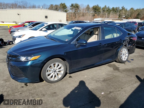 2020 Toyota Camry LE with VIN 4T1C11AK3LU399494, listed as a Copart auction lot 48527215 with 43,454 mi miles and Salvage Title. Bid and sale history available at carsss.com. Image 1.