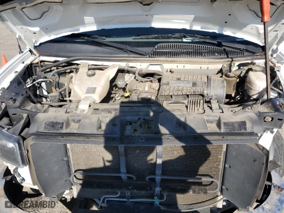 2019 GMC Savana Cargo Van with VIN 1GTW7AFG9K1256506, listed as a Copart auction lot 83844804 with 93,502 mi miles and Salvage Title. Bid and sale history available at carsss.com. Image 12.