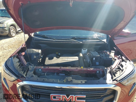 2020 GMC Terrain SLE with VIN 3GKALMEVXLL186911, listed as a Copart auction lot 48308735 with 53,941 mi miles and Salvage Title. Bid and sale history available at carsss.com. Image 12.