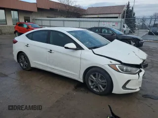 2018 Hyundai Elantra SEL with VIN 5NPD84LF7JH267044, listed as a Copart auction lot 46480515 with 127,849 mi miles and Salvage Title. Bid and sale history available at DreamBid. Image 4.
