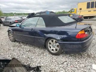 2001 BMW 3 Series 325Ci z VIN WBABS33411JY50828, wystawiony jako Copart lot #55271675 z przebiegiem 107 675 mil mil oraz Szkody całkowita. Historia ofert i sprzedaży dostępna na DreamBid. Obrazek 2.