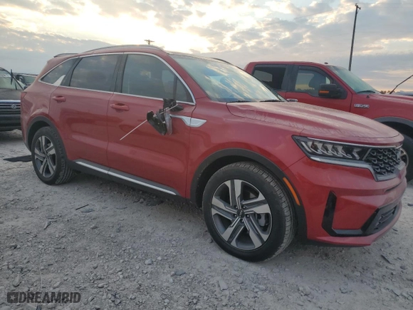2022 Kia Sorento Hybrid EX with VIN KNDRHDLG2N5093565, listed as a Copart auction lot 76468354 with 58,227 mi miles and Salvage Title. Bid and sale history available at carsss.com. Image 4.