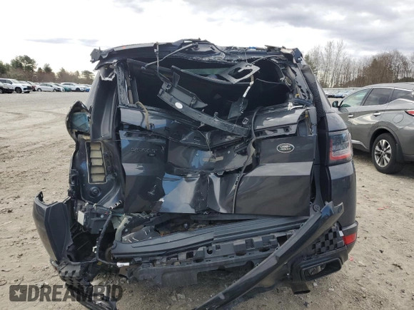 2020 Land Rover Range Rover Sport HST with VIN SALWS2RU2LA882785, listed as a Copart auction lot 46665515 with Not provided miles and Salvage title. Bid and sale history available at DreamBid. Image 6.