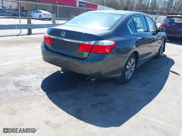 2013 Honda Accord Sdn LX with VIN 1HGCR2F31DA208468, listed as a IAAI auction lot 41843407 with 185,545 mi miles. Bid and sale history available at carsss.com. Image 4.