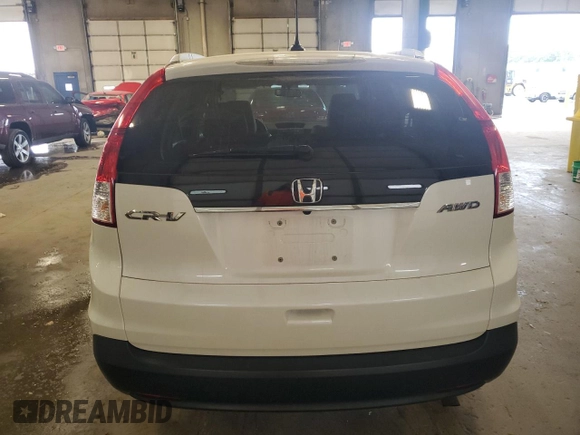 2013 Honda CR-V EX-L z VIN 5J6RM4H71DL043779, wystawiony jako Copart lot #57097155 z przebiegiem 107 811 mil mil oraz Szkoda całkowita • Salvage title. Historia ofert i sprzedaży dostępna na DreamBid. Obrazek 6.