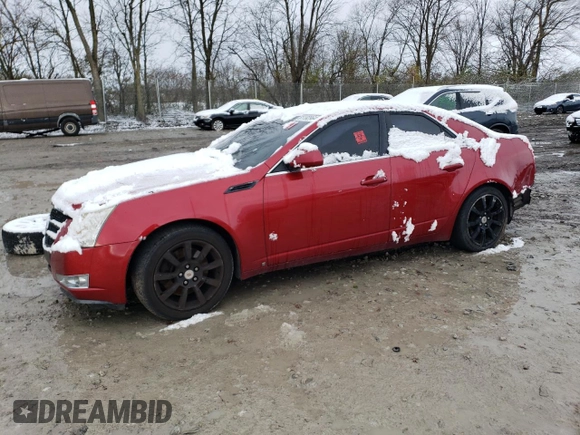 2008 Cadillac CTS AWD w/1SB with VIN 1G6DS57V180174118, listed as a Copart auction lot 89317565 with 0 mi miles and Non Repairable. Bid and sale history available at carsss.com. Image 1.