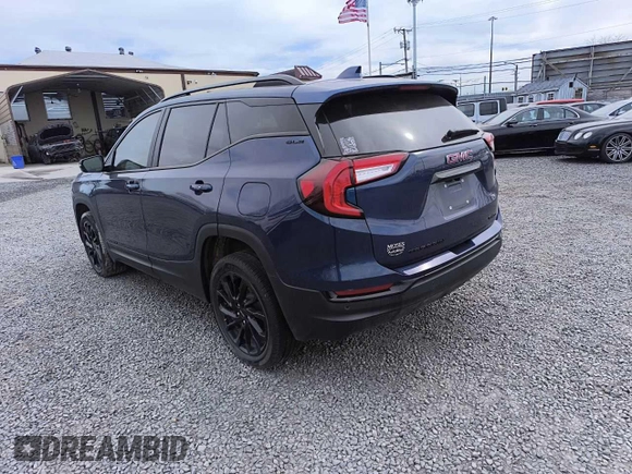 2023 GMC Terrain SLE with VIN 3GKALTEG4PL110618, listed as a Copart auction lot 54388175 with 73,107 mi miles and Salvage Title. Bid and sale history available at carsss.com. Image 2.