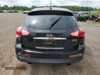 2010 Infiniti EX Journey with VIN JN1AJ0HR3AM755015, listed as a Copart auction lot 60928545 with 127,405 mi miles and Salvage title. Bid and sale history available at DreamBid. Image 6.