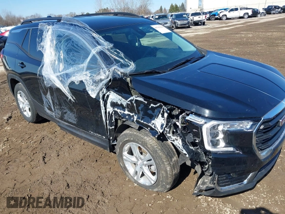 2024 GMC Terrain SLE with VIN 3GKALTEG4RL204534, listed as a IAAI auction lot 41763161 with 17,007 mi miles. Bid and sale history available at carsss.com. Image 6.