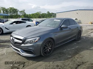 2017 Mercedes-Benz C 63 AMG with VIN 55SWF8GB3HU184554, listed as a Copart auction lot 54926065 with 110,279 mi miles and Salvage title. Bid and sale history available at DreamBid. Image 1.