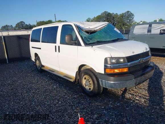 2012 Chevrolet Express Passenger 1LT with VIN 1GAZGYFG7C1172247, listed as a IAAI auction lot 41983930 with 187,895 mi miles and . Bid and sale history available at DreamBid. Image 1.