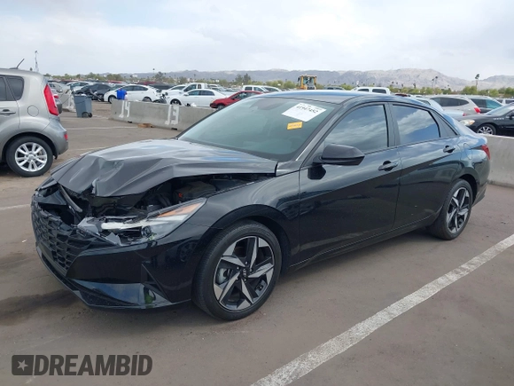 2023 Hyundai Elantra SEL with VIN KMHLS4AGXPU624963, listed as a IAAI auction lot 41947452 with 22,044 mi miles and . Bid and sale history available at DreamBid. Image 17.