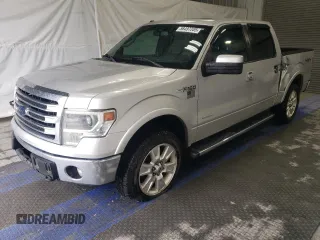 2013 Ford F-150 XL with VIN 1FTFW1ET6DFA77461, listed as a Copart auction lot 56497205 with 140,694 mi miles and Salvage title. Bid and sale history available at DreamBid. Image 1.