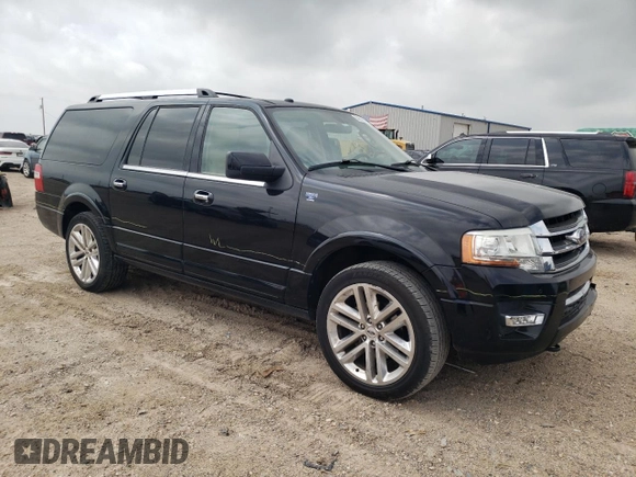 2016 Ford Expedition Max Limited with VIN 1FMJK2AT6GEF12731, listed as a Copart auction lot 54568885 with 183,644 mi miles and Salvage Title. Bid and sale history available at DreamBid. Image 4.