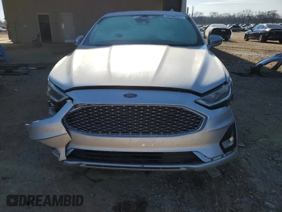 2019 Ford Fusion Titanium with VIN 3FA6P0D92KR141420, listed as a Copart auction lot 88300925 with 138,136 mi miles and Salvage Title. Bid and sale history available at carsss.com. Image 5.