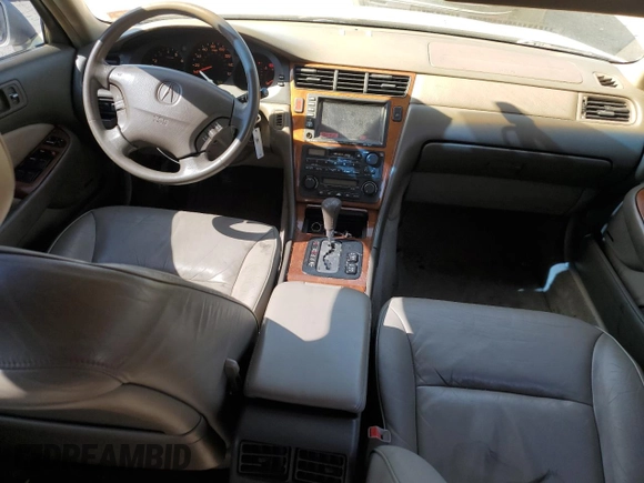 2003 Acura RL w/Navigation System with VIN JH4KA96673C001864, listed as a Copart auction lot 75815044 with 0 mi miles and Clean Title. Bid and sale history available at carsss.com. Image 8.