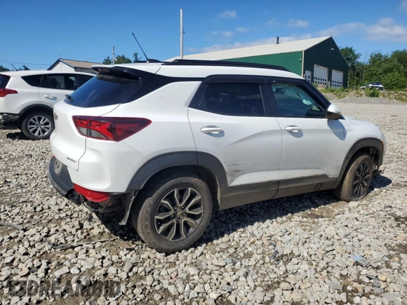 2022 Chevrolet TrailBlazer ACTIV with VIN KL79MSSL4NB146005, listed as a Copart auction lot 60079514 with 24,769 mi miles and Salvage Title. Bid and sale history available at DreamBid. Image 3.