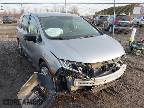 2019 Honda Odyssey LX with VIN 5FNRL6H20KB028201, listed as a IAAI auction lot 41787562 with 56,469 mi miles and . Bid and sale history available at DreamBid. Image 1.