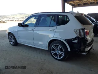 2013 BMW X3 xDrive35i with VIN 5UXWX7C54DL978591, listed as a Copart auction lot 46570455 with 99,671 mi miles and Salvage Title. Bid and sale history available at DreamBid. Image 2.