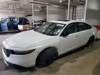 2023 Honda Accord Sport-L with VIN 1HGCY2F70PA043054, listed as a Copart auction lot 57686755 with Not provided miles and Salvage title. Bid and sale history available at DreamBid. Image 1.
